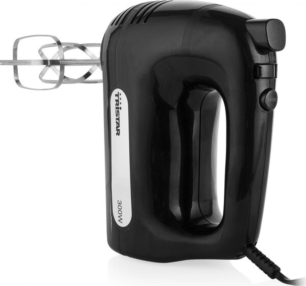 TRISTAR Sbattitore 6 Velocit Potenza 300W con Turbo e Fruste in Acciaio colore Nero - MX-4201