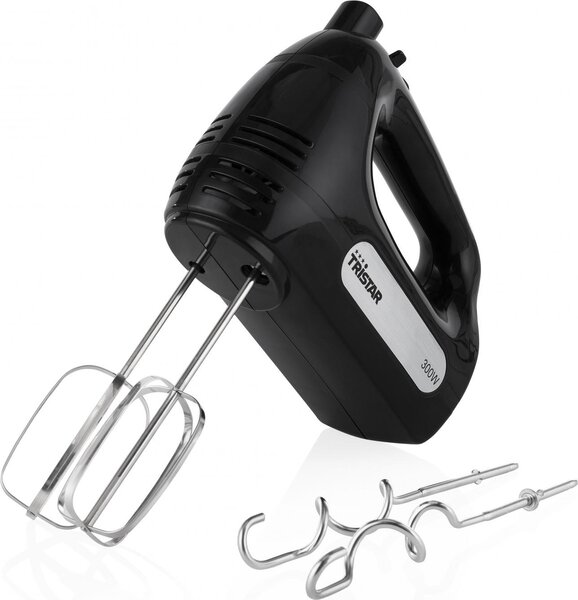 TRISTAR Sbattitore 6 Velocit Potenza 300W con Turbo e Fruste in Acciaio colore Nero - MX-4201