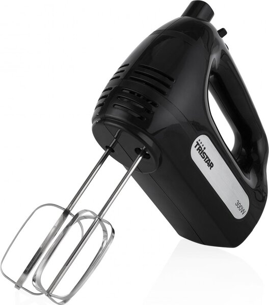 TRISTAR Sbattitore 6 Velocit Potenza 300W con Turbo e Fruste in Acciaio colore Nero - MX-4201