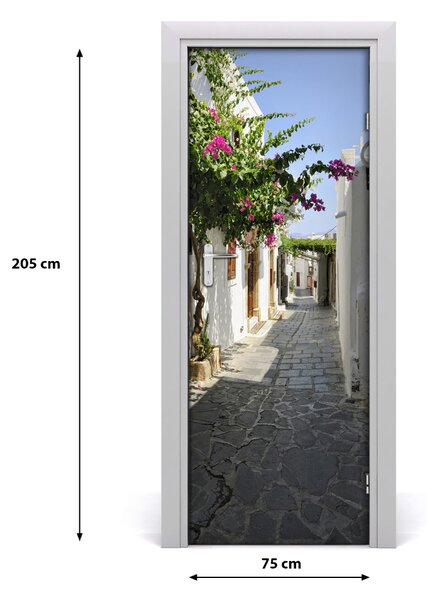 Adesivo per porta Path affascinante 75x205 cm