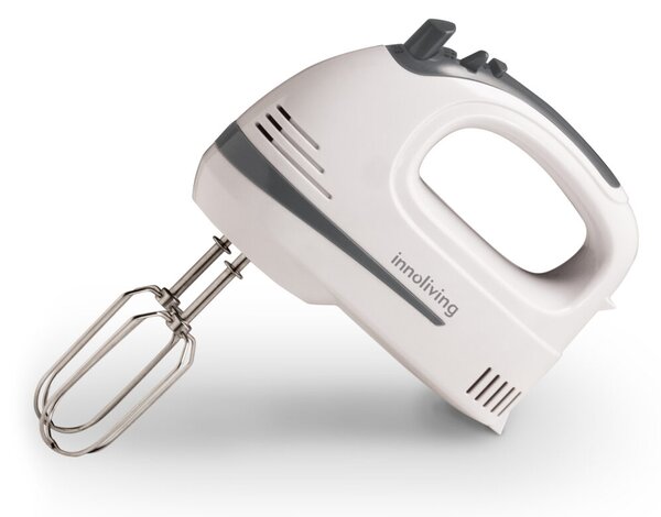 INNOLIVING Sbattitore Elettrico Mixer 5 Velocit + Turbo Potenza 200 Watt colore Bianco - INN-882