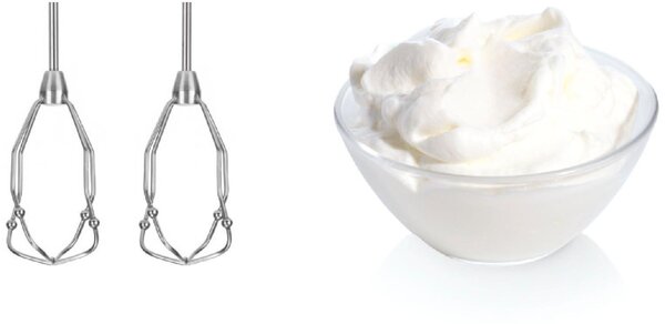Bosch Sbattitore elettrico Mixer ad immersione con fruste in acciaio MFQ4020