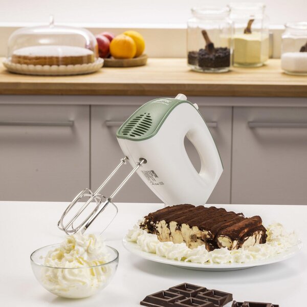 Imetec Sbattitore elettrico Mixer 500 Watt colore Bianco Verde - 7485 Crea&Crema