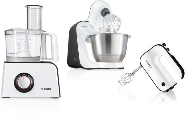 Bosch Sbattitore elettrico Mixer ad immersione con fruste in acciaio MFQ4020