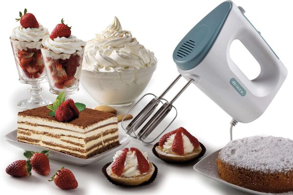 Ariete Sbattitore Elettrico Mixer Breakfast Potenza 450 Watt 5 Velocit Funzione Turbo colore Bianco - 00C154501AR0