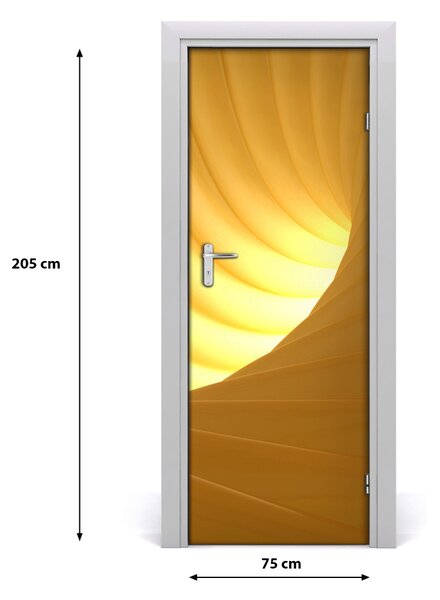Sticker porta Vortex di astrazione 75x205 cm