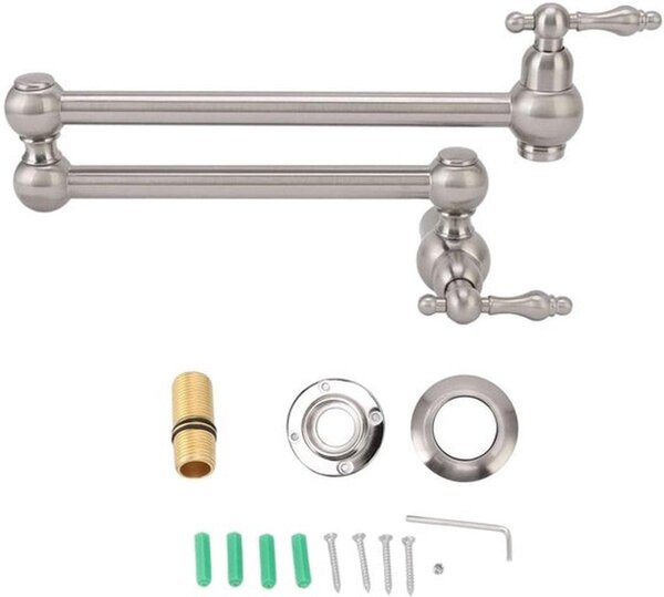 Miscelatore monocomando – Pieghevole – Estensibile – Per acqua fredda – Resistente e anticorrosivo – Miscelatore da cucina