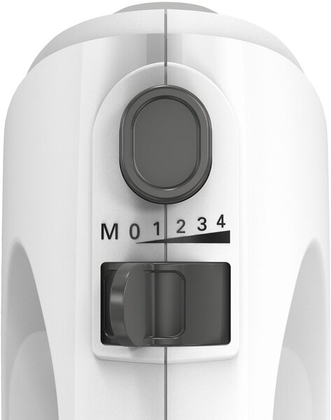 Bosch Sbattitore elettrico Mixer con Ciotola Potenza 400 Watt 4 Velocit + Funzione Turbo colore Bianco - MFQ2600X CleverMixx