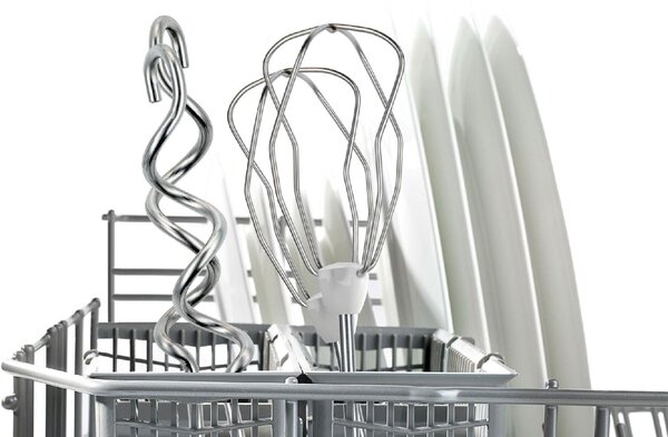 Bosch Sbattitore elettrico Mixer con Ciotola Potenza 400 Watt 4 Velocit + Funzione Turbo colore Bianco - MFQ2600X CleverMixx