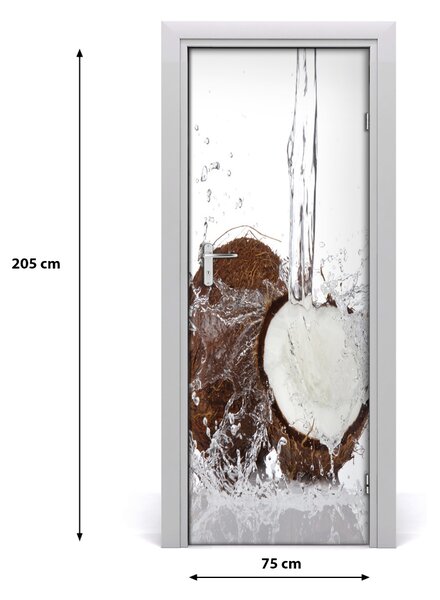 Rivestimento Per Porta Noce di cocco 75x205 cm