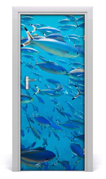 Poster adesivo per porta Pesce corallo 75x205 cm