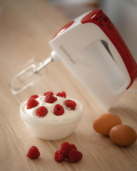 G3 Ferrari Sbattitore elettrico Mixer Potenza 250 Watt 6 Velocit Funzione Turbo colore Bianco / Rosso - G20079 Animadolce