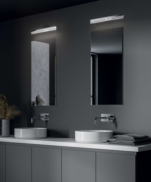 Fabas Luce Applique da parete a led piccola con struttura in metallo dal  design moderno Sinis