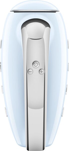 Smeg Sbattitore Elettrico Mixer Potenza 250 Watt con 9 Velocit + Funzione Turbo colore Azzurro Lucido - HMF01PBEU 50's Style