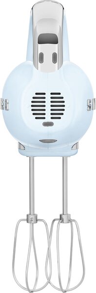 Smeg Sbattitore Elettrico Mixer Potenza 250 Watt con 9 Velocit + Funzione Turbo colore Azzurro Lucido - HMF01PBEU 50's Style