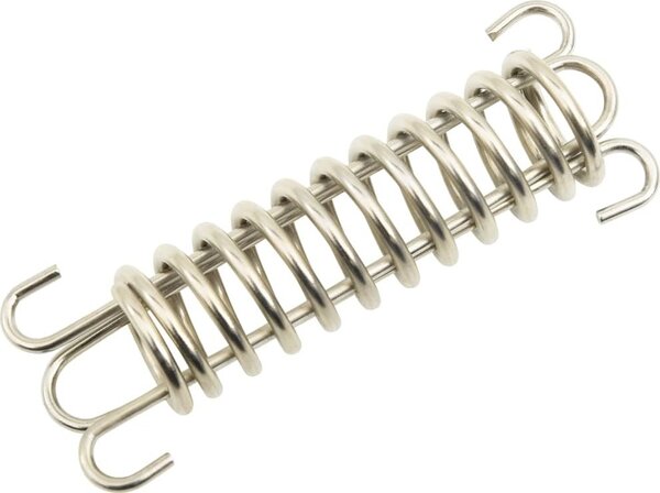 Fermi a Molla per Vela Parasole 5 pz in Acciaio Inox