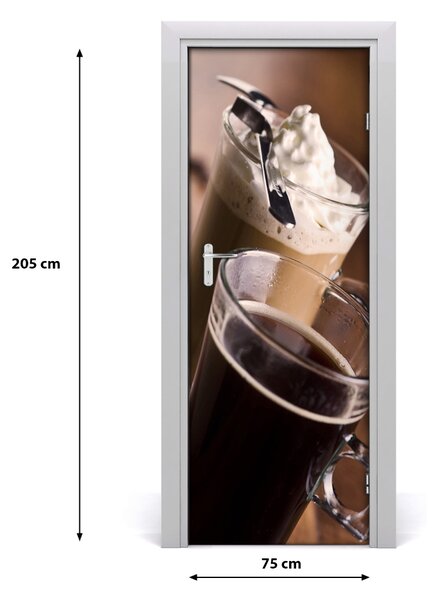 Rivestimento Per Porta Frappe Coffee 75x205 cm