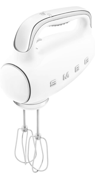 Smeg Sbattitore Elettrico Mixer Potenza 250 Watt con 9 Velocit + Funzione Turbo colore Bianco Lucido - HMF01WHEU 50's Style