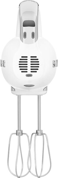 Smeg Sbattitore Elettrico Mixer Potenza 250 Watt con 9 Velocit + Funzione Turbo colore Bianco Lucido - HMF01WHEU 50's Style