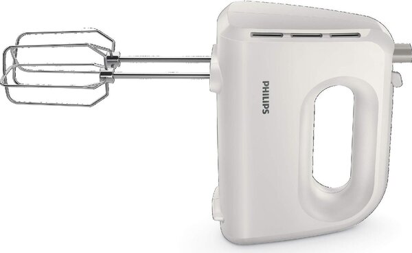 Philips Sbattitore elettrico Mixer Potenza 300 Watt 5 Velocit + Turbo colore Bianco - HR3705/00 Daily Collection