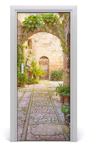 Rivestimento Per Porta Strada romantica 75x205 cm
