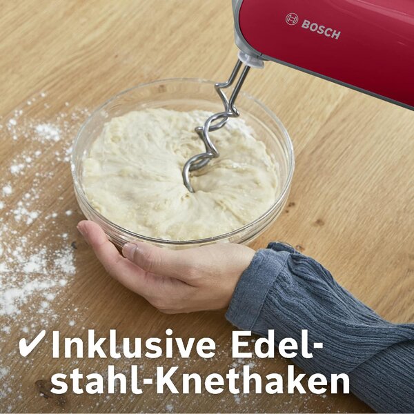 Bosch Sbattitore Elettrico Mixer Potenza 500 W colore Rosso - MFQ40303