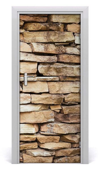 Rivestimento Per Porta Muro di mattoni 75x205 cm