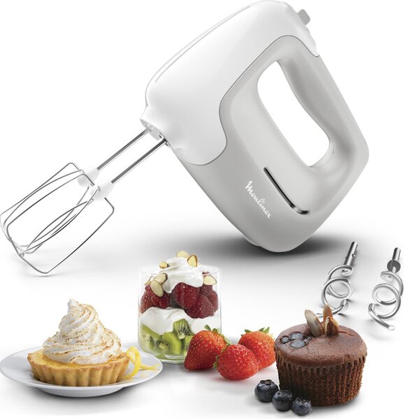 Moulinex Sbattitore Elettrico Mixer Potenza 450 watt colore Grigio - HM450 Prep'Mix