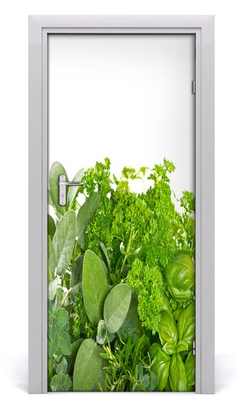 Rivestimento Per Porta Erbe aromatiche 75x205 cm