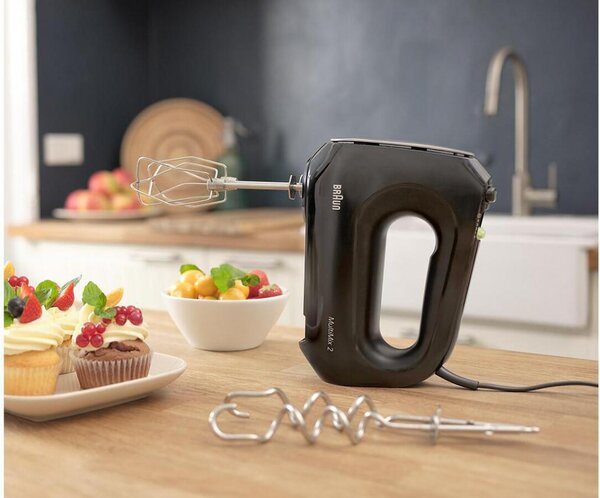 Braun Sbattitore Manuale Potenza 500 Watt con Funzione Mixer colore Nero - 0X22211062 HM 2110 BK
