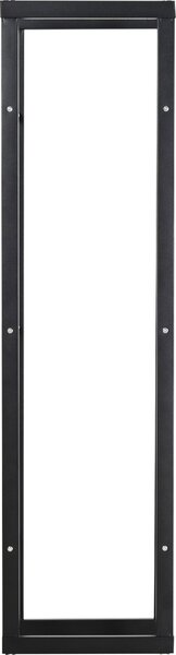 DecHome Scaffale Porta Legna Verticale Per Interno In Ferro Nero 40x25x150 cm - 8D0147
