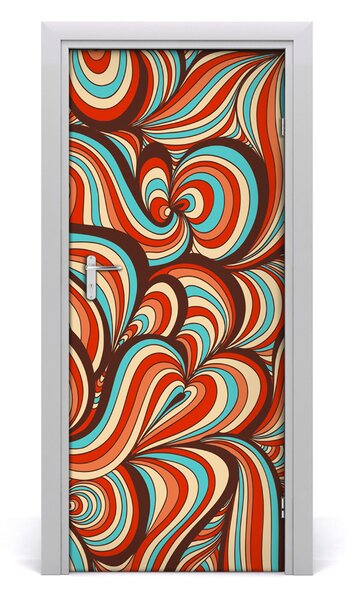 Sticker porta Pattern rotante 75x205 cm