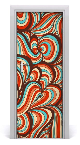 Sticker porta Pattern rotante 75x205 cm