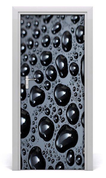 Poster adesivo per porta Gocce d'acqua 75x205 cm