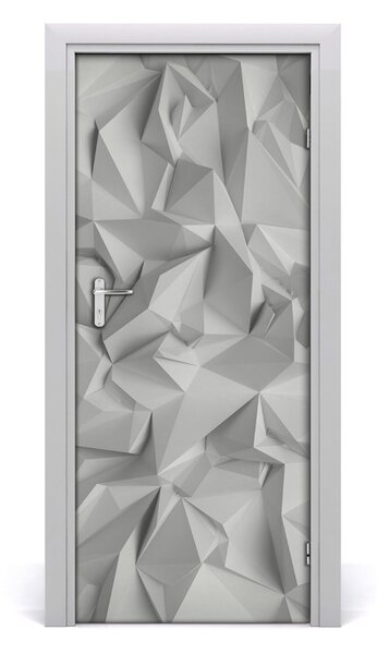Adesivo per porta Astrazione 3D 75x205 cm
