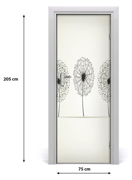 Adesivo per porta dentelioni 75x205 cm