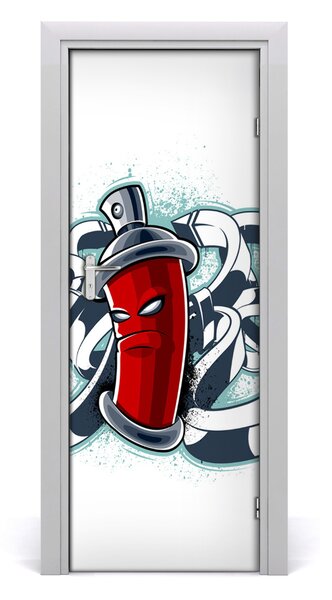 Adesivo per porta Graffiti 75x205 cm