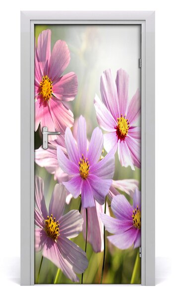 Adesivo per porta Fiori di campo 75x205 cm