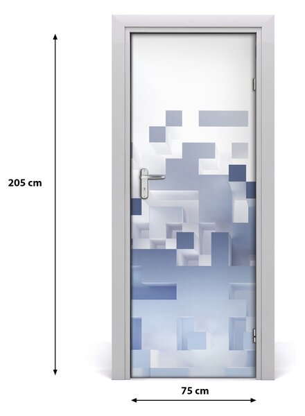 Adesivo per porta Astrazione della caviglia 75x205 cm