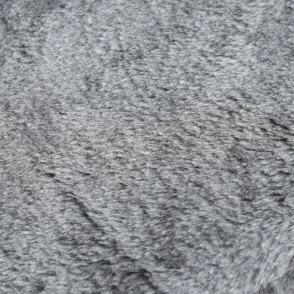 AllMyPets Scaletta per Cani Portatile a 4 Gradini in Flanella Sfoderabile e Truciolato 60x35x44 cm colore Grigio Chiaro - DHD0686