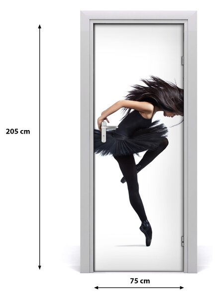 Adesivo per porta interna Ballerina 75x205 cm