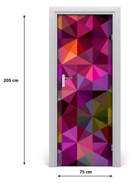 Rivestimento Per Porta Astrazione d'onda 75x205 cm