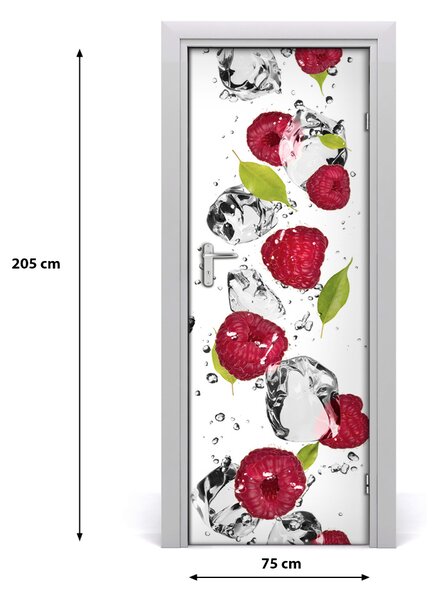 Rivestimento Per Porta Lampone e acqua 75x205 cm