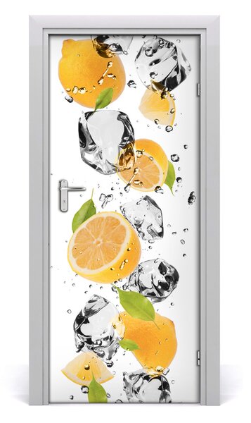 Rivestimento Per Porta Limoni e acqua 75x205 cm
