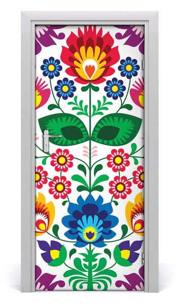 Sticker porta Modello etnico 75x205 cm