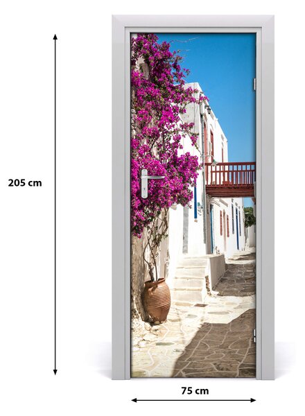 Rivestimento Per Porta Strade greche 75x205 cm