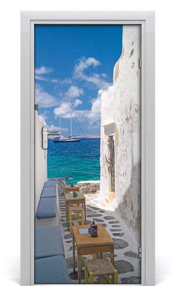 Rivestimento Per Porta Strade greche 75x205 cm