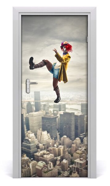 Rivestimento Per Porta Clown sulla corda 75x205 cm