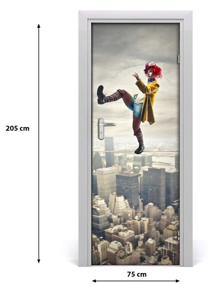 Rivestimento Per Porta Clown sulla corda 75x205 cm