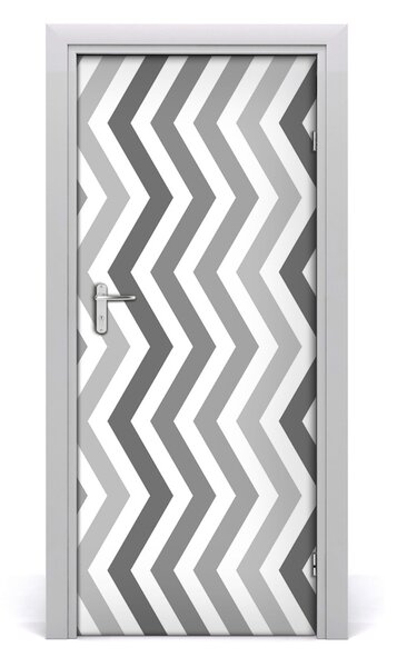 Rivestimento Per Porta Zigzag grigi 75x205 cm